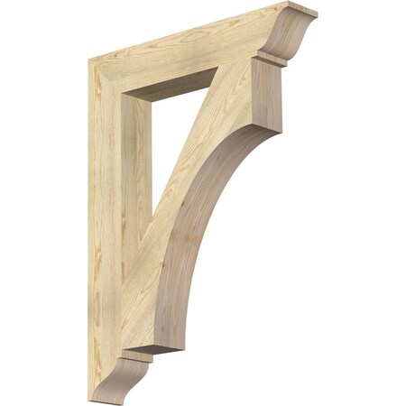 Ekena Millwork Westlake Traditional Rough Sawn Bracket, Douglas Fir, 6"W x 34"D x 46"H BKT06X34X46WTL01RDF